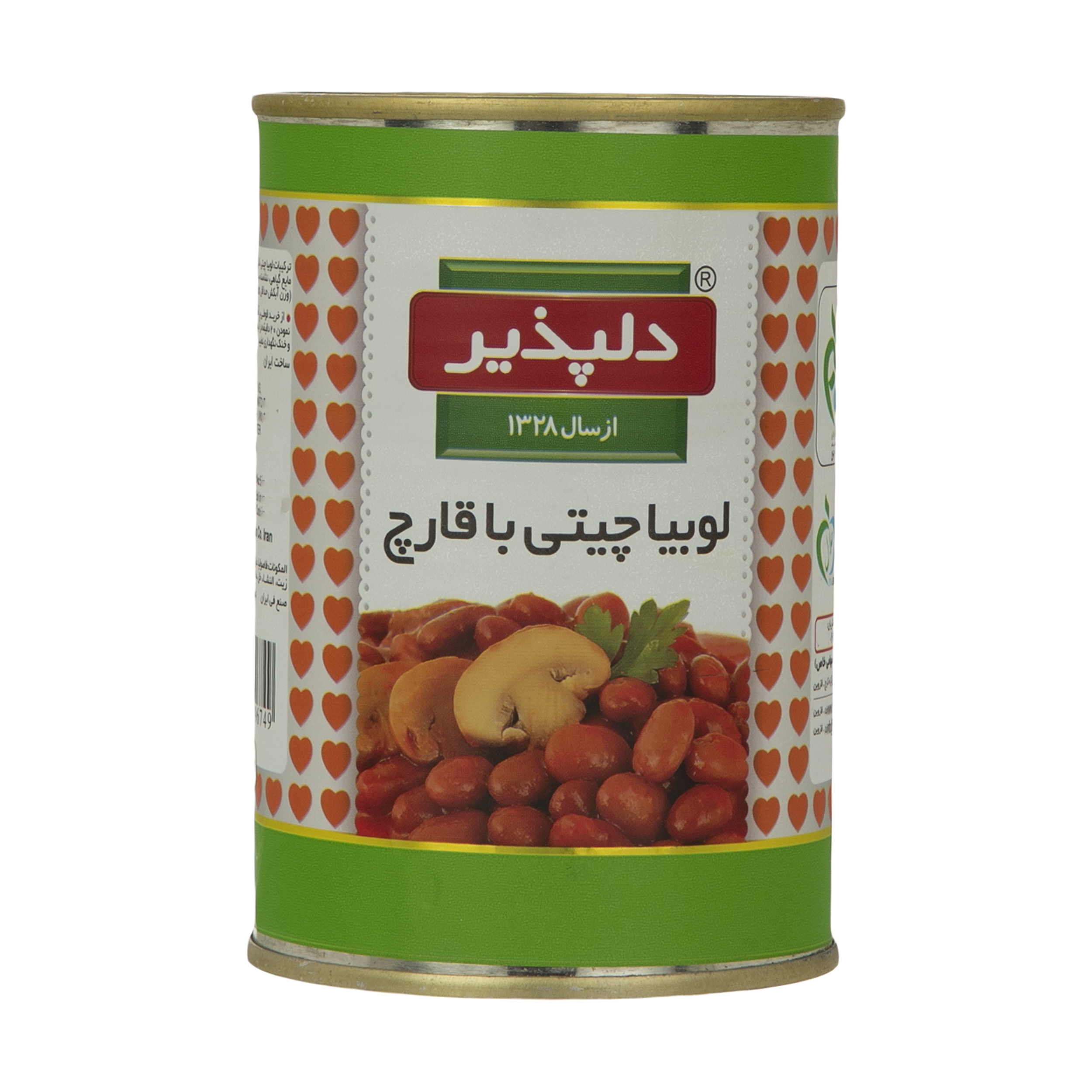 کنسرو لوبیا با قارچ دلپذیر