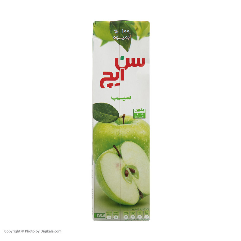 آبمیوه سیب سن  ایچ پاکتی 1 لیتر