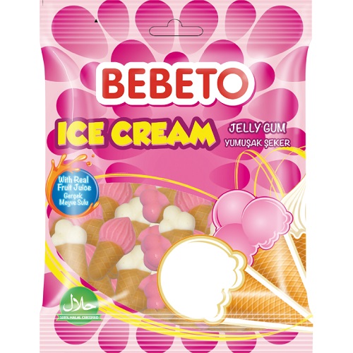 پاستیل طرح بستنی ببتو 80گرم