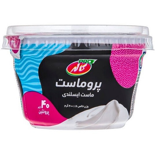 پرو ماست وی ایسلندی مشکی 400گ کاله